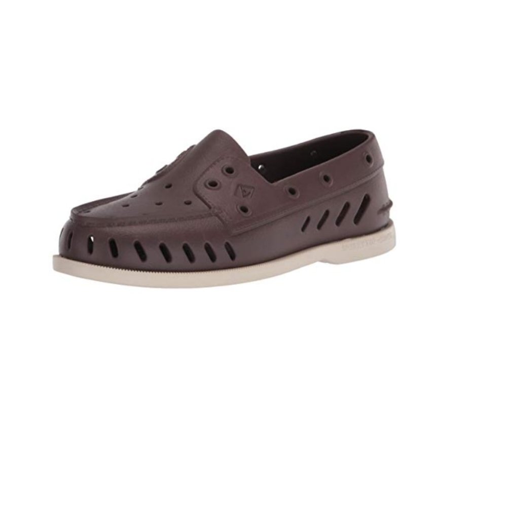 Sperry Dark Brown Perforated Slip-On Loafer